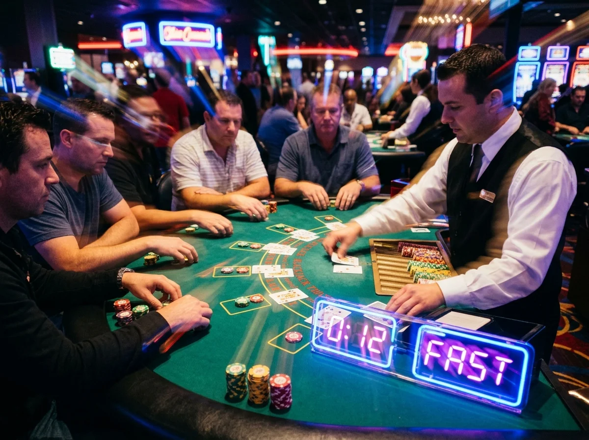 Live Speed Blackjack τραπέζι